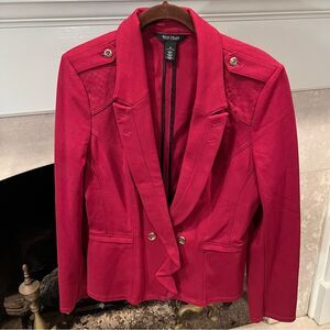 White House Black Market Bold Red Blazer